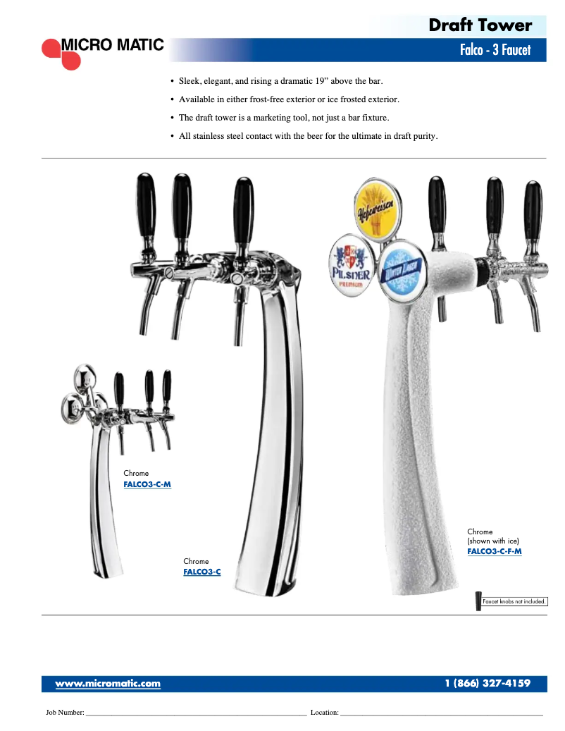 Image de la première page du manuel de l'appareil FALCO3-C