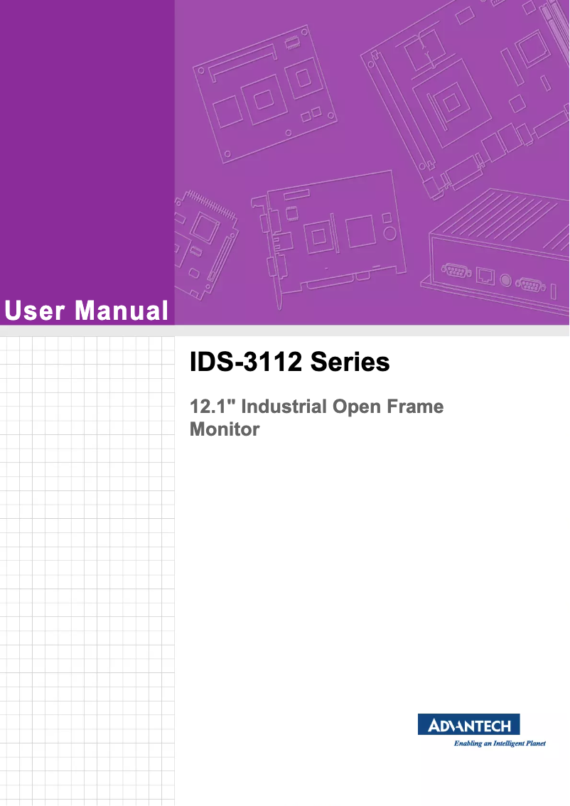 Page n°1 - Manuel utilisateur Advantech IDS-3112P-60XGA1