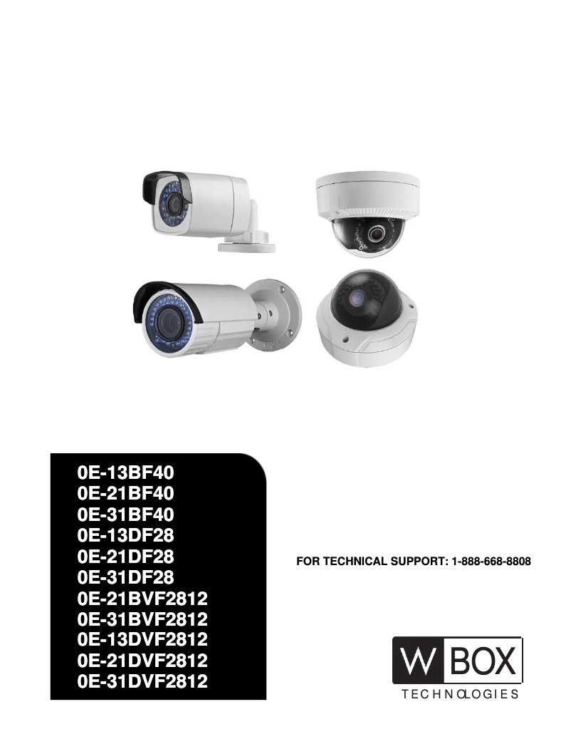 Página 1 del manual Manual de usuario W Box 0E-21BF40