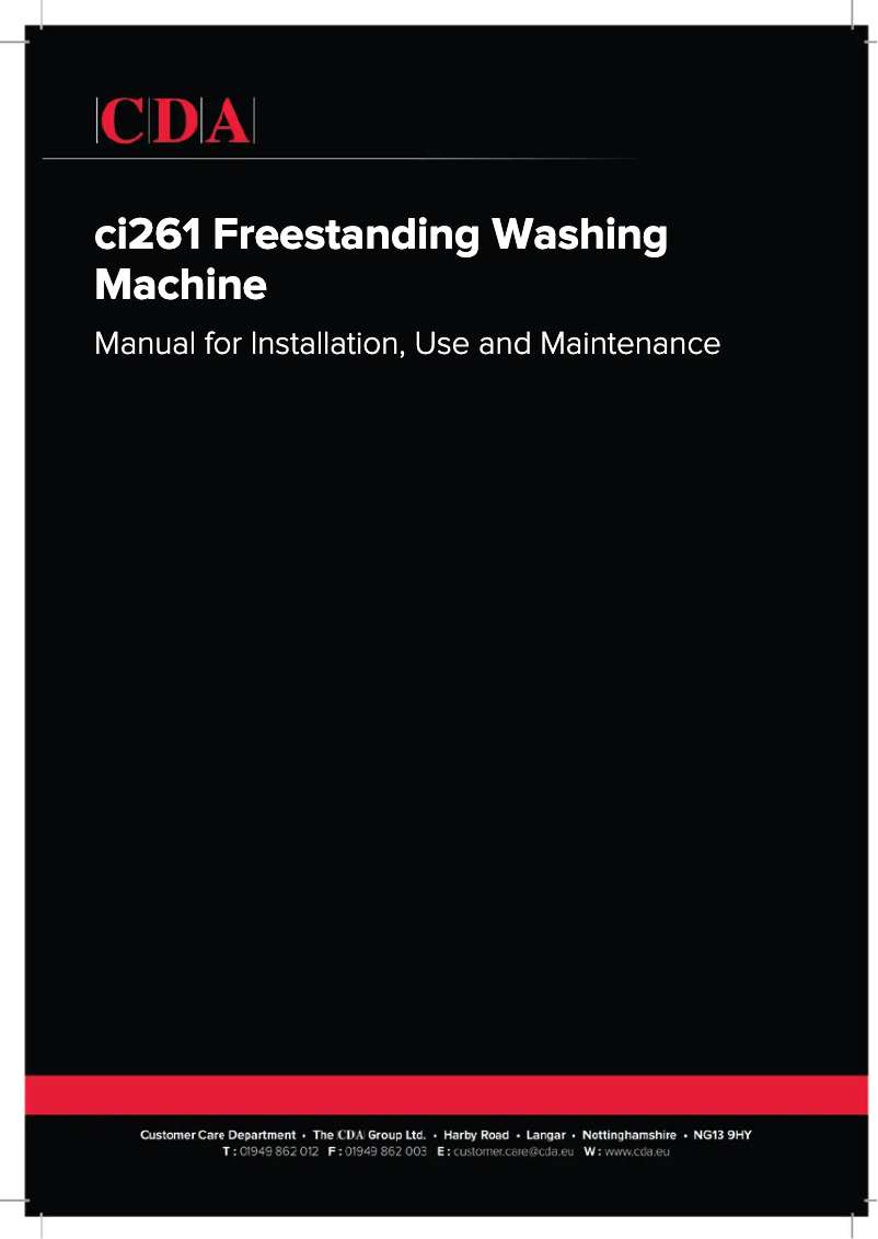 Page 1 de la notice Manuel utilisateur CDA CI261