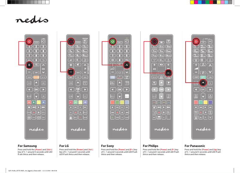 Image de la première page du manuel de l'appareil TVRC4051BK