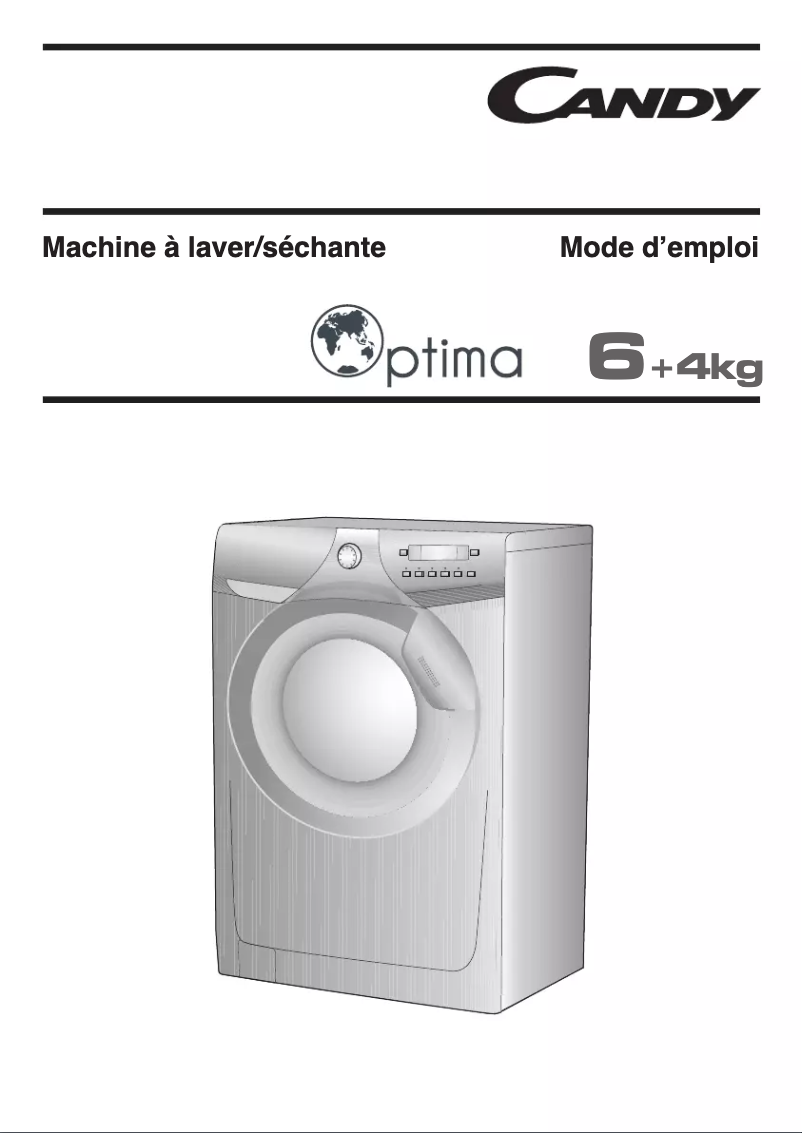 Page 1 de la notice Manuel utilisateur Candy CO4 W264-47