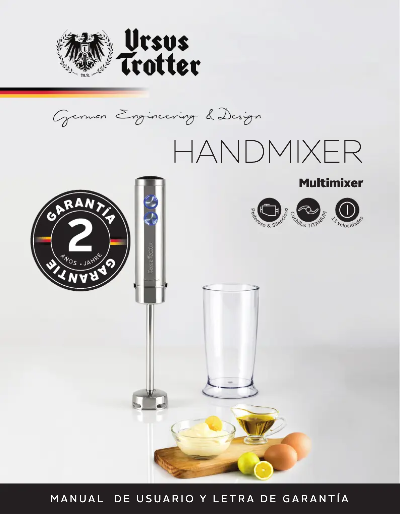 Page 1 de la notice Manuel utilisateur Ursus Trotter UT-KLOT400SS