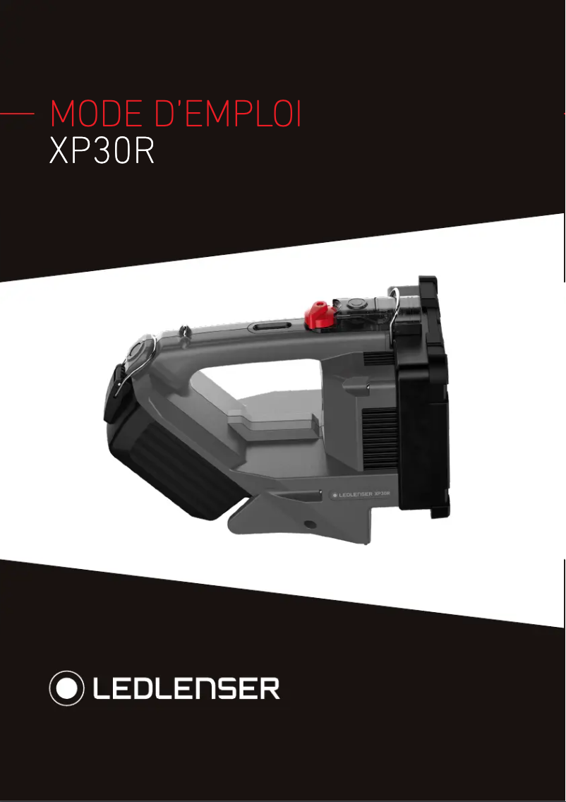 Page n°1 - Manuel utilisateur Ledlenser XP30R