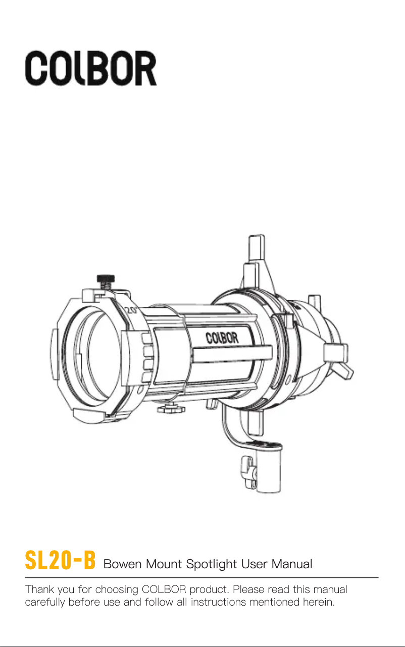 Image de la première page du manuel de l'appareil SL20-B