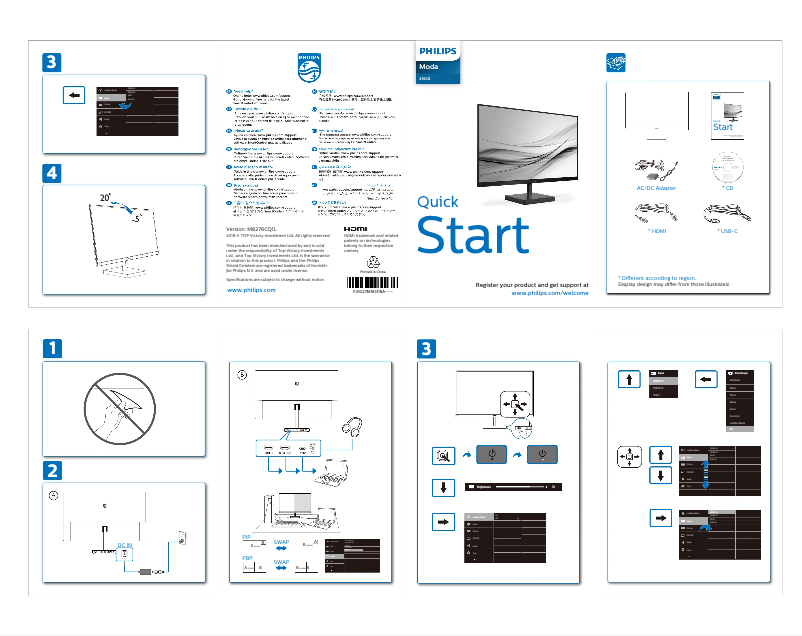 Image de la première page du manuel de l'appareil C Line 276C8
