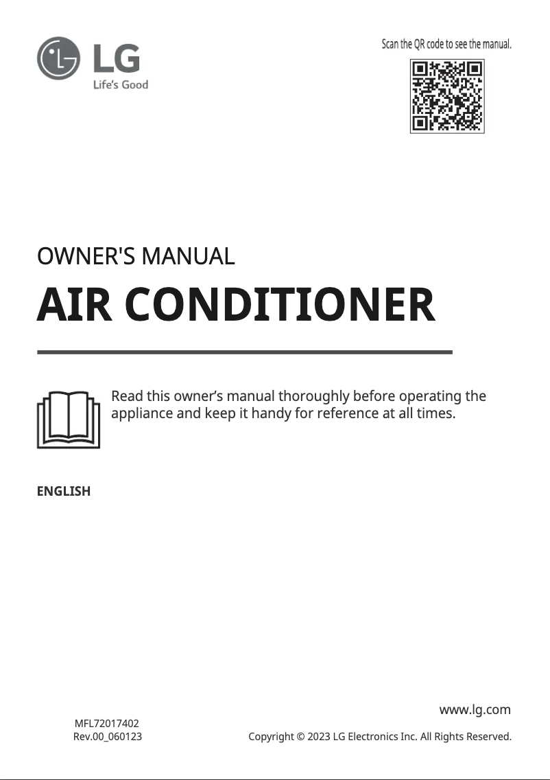 Page 1 de la notice Manuel utilisateur LG UT60F