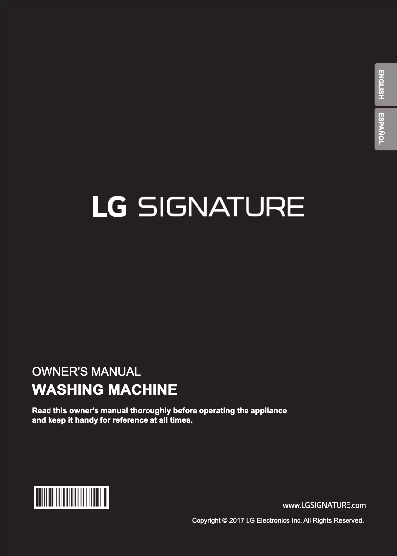 Page 1 de la notice Mode d'emploi LG LUWD1CW