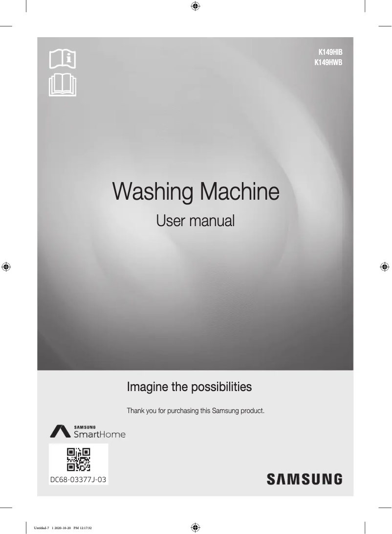 Page 1 de la notice Manuel utilisateur Samsung K149HWB