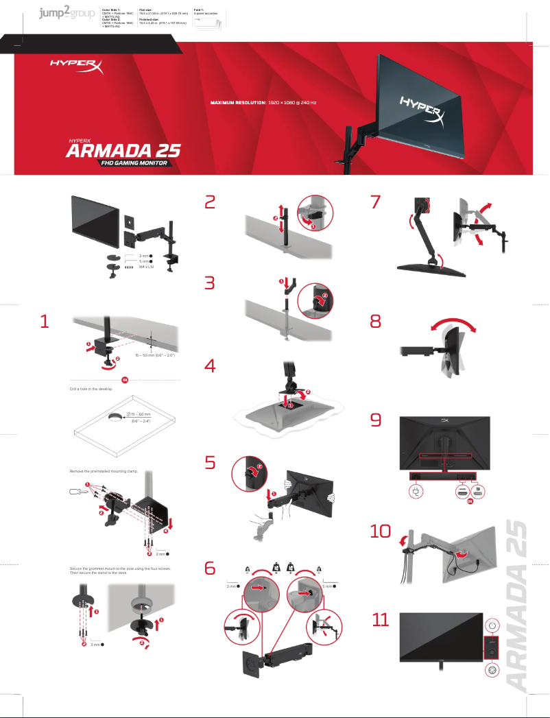 Page n°1 - Guide de démarrage rapide HyperX Armada 25