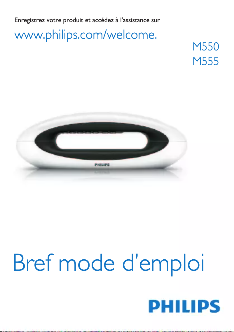 Image de la première page du manuel de l'appareil M5551WR