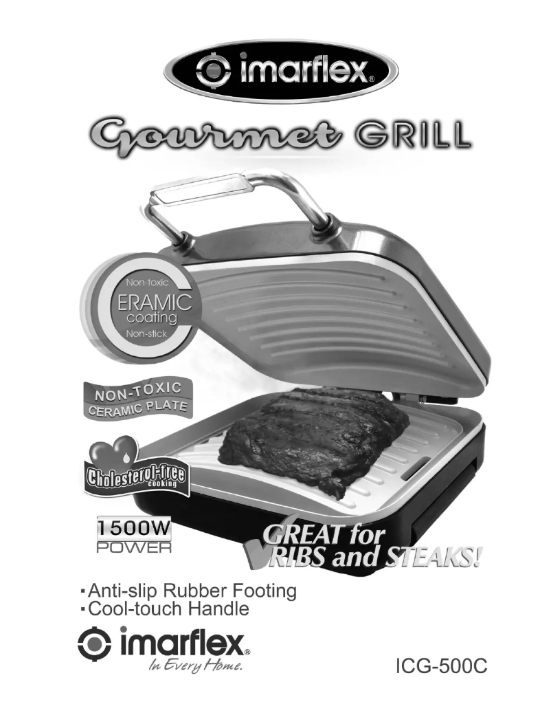 Page 1 de la notice Manuel utilisateur Imarflex ICG-500C