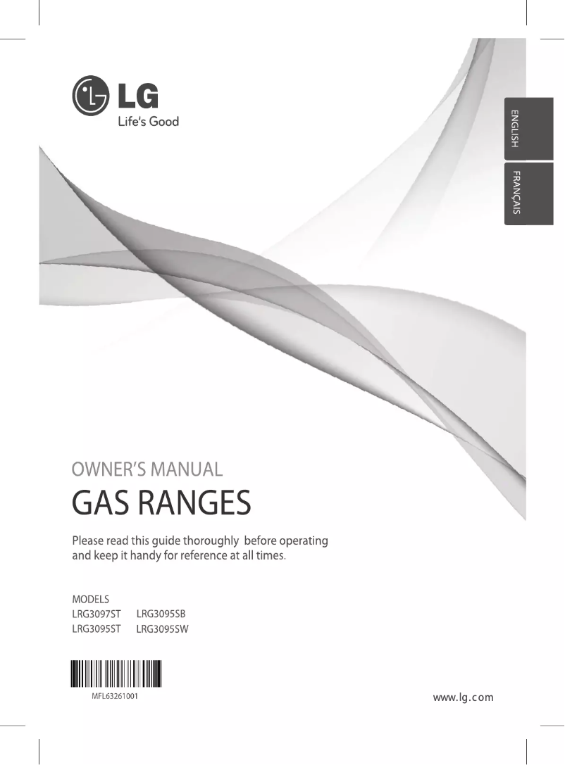 Página 1 del manual Manual de usuario LG LRG3097ST