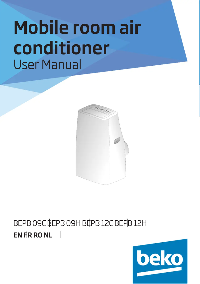 Page 1 de la notice Manuel utilisateur Beko BEPB09C