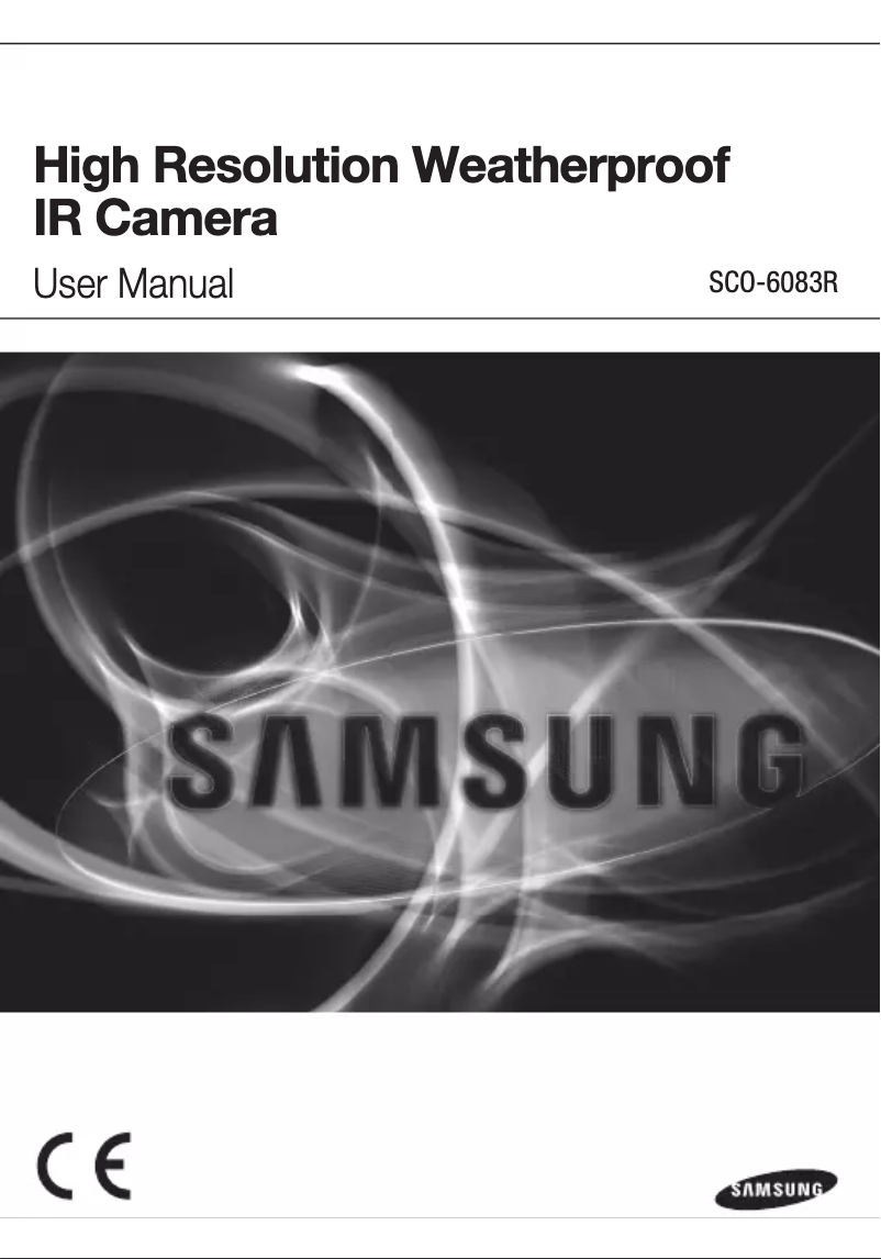 Page n°1 - Manuel utilisateur Wisenet SCO-6083RP