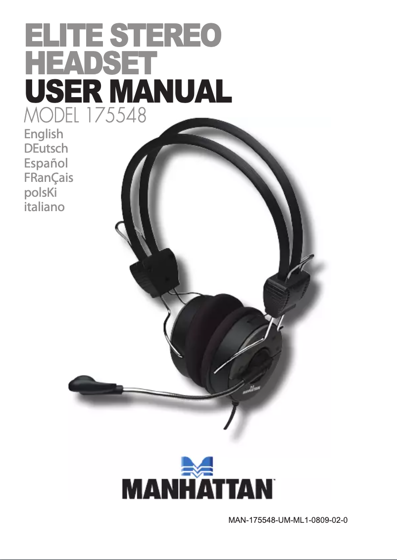 Page 1 de la notice Manuel utilisateur Manhattan 175548