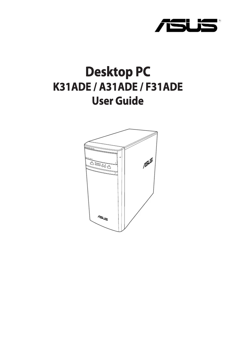 Page n°1 - Manuel utilisateur Asus VivoPC K31ADE