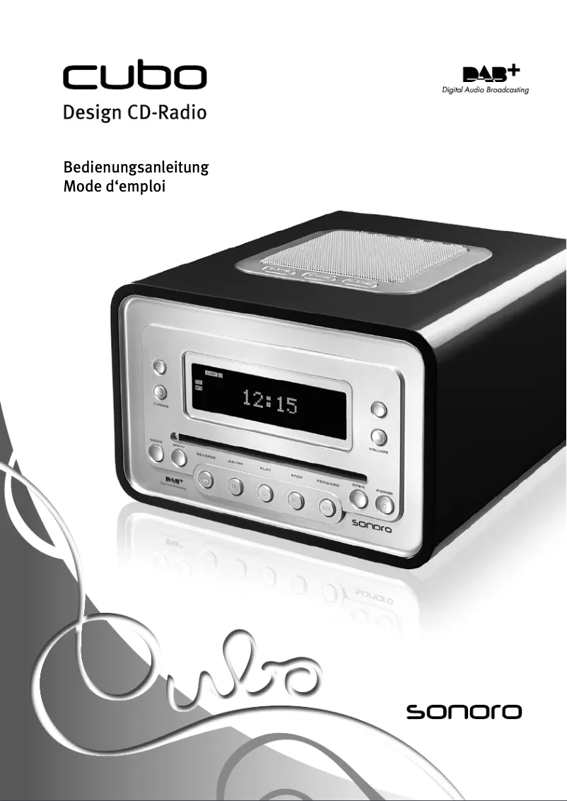 Página 1 del manual Manual de usuario Sonoro cubo DAB+ AU-1800