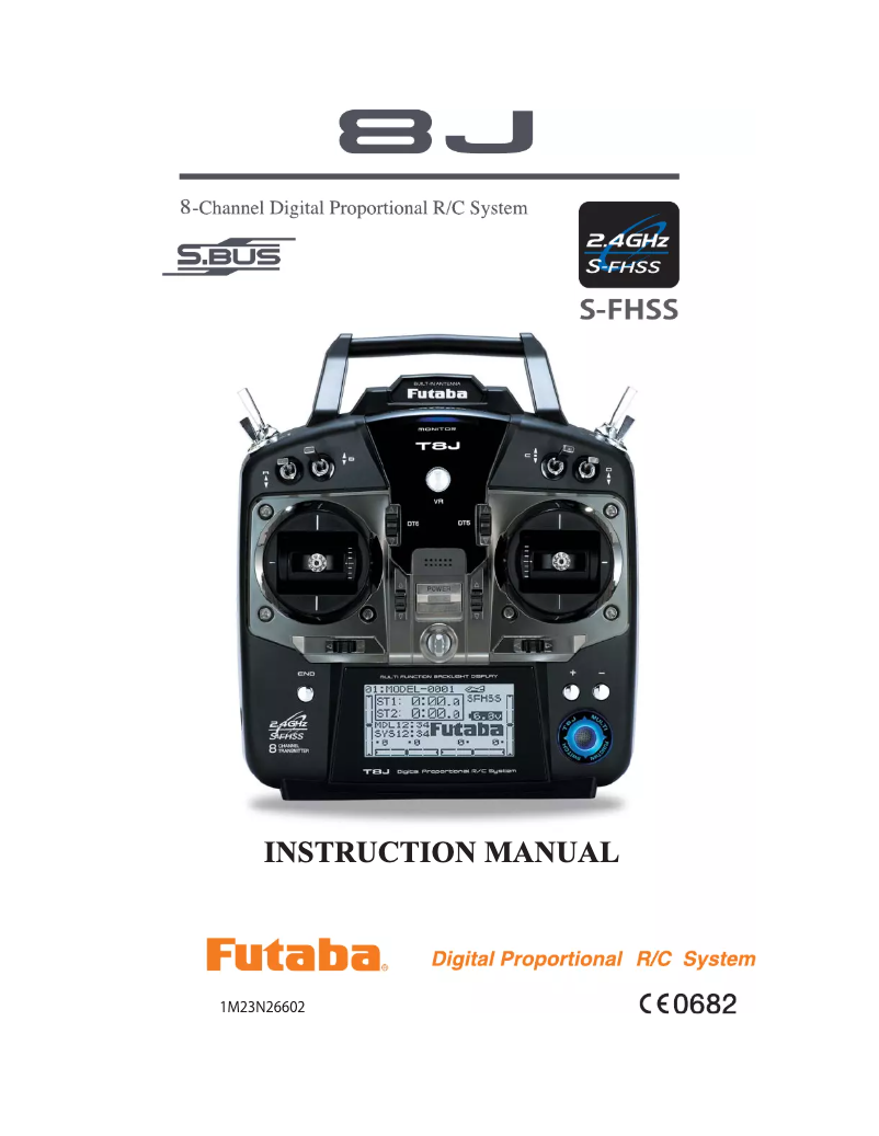 Page 1 de la notice Manuel utilisateur Futaba 8J