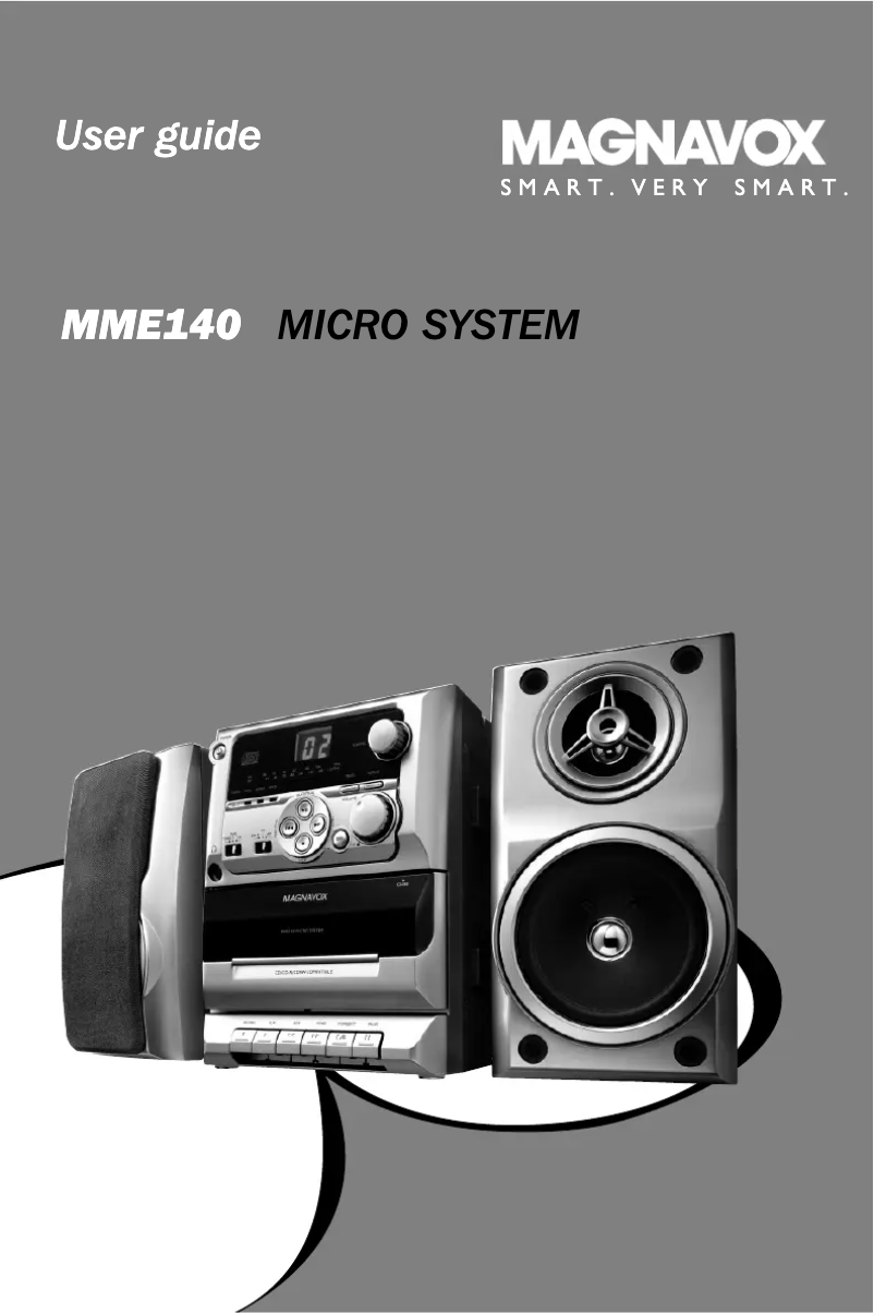 Page n°1 - Manuel utilisateur Philips MME140