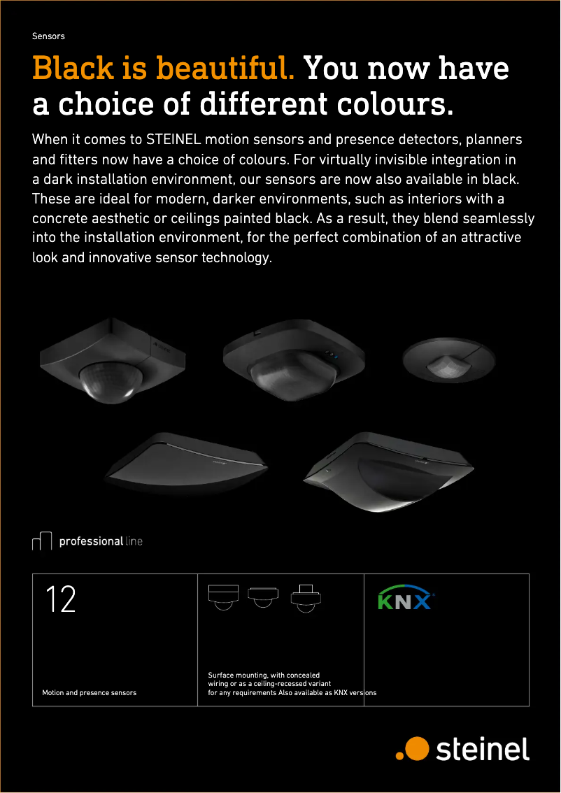 Page 1 of the manual Brochure Steinel IR Quattro HD 24m