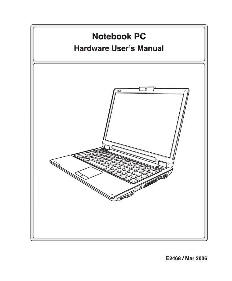 Page n°1 - Manuel utilisateur Asus W7J