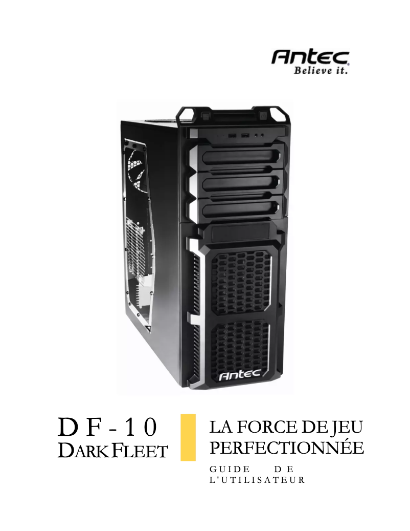 Image de la première page du manuel de l'appareil DF-10