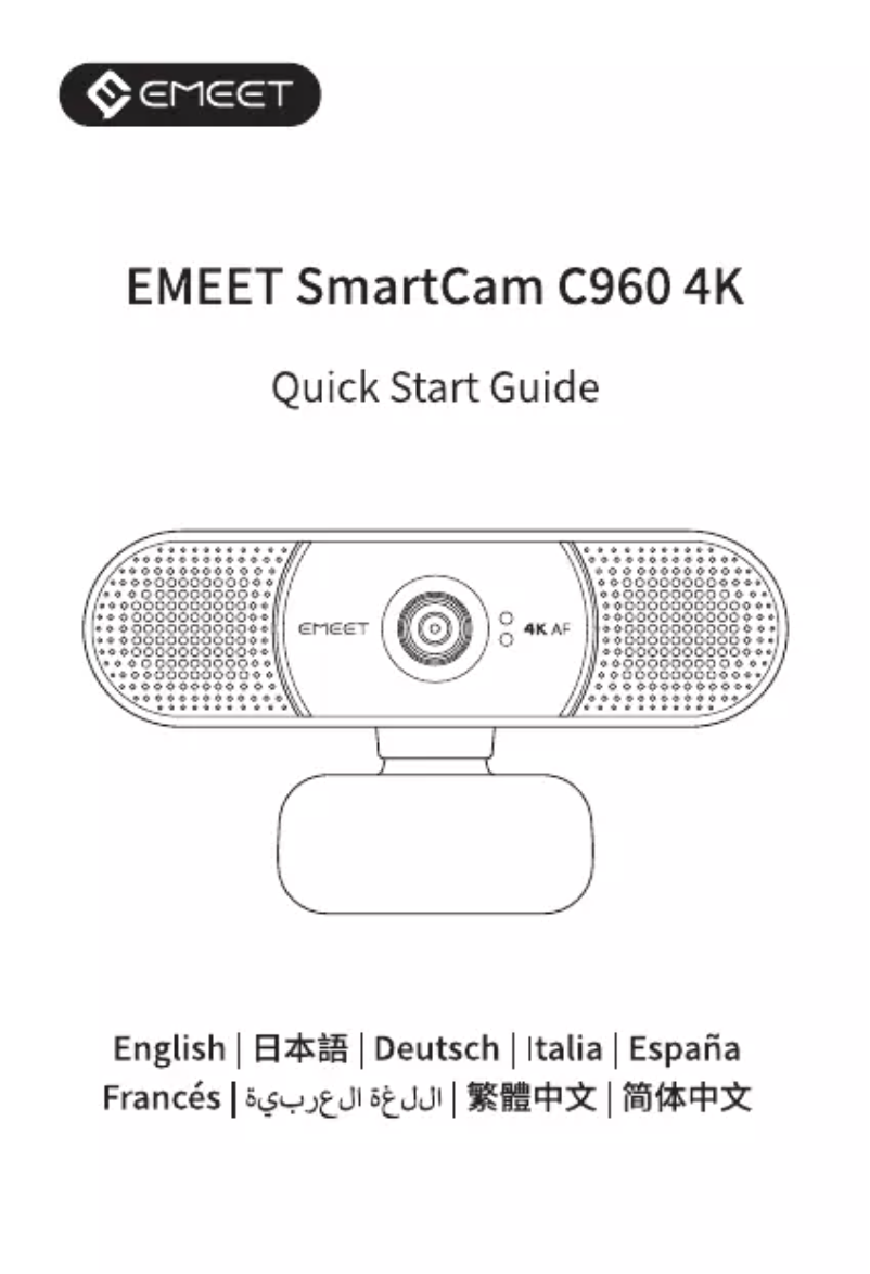 Page n°1 - Manuel utilisateur eMeet SmartCam C960 4K