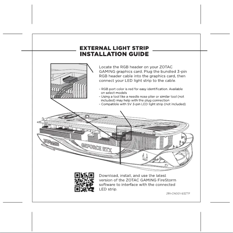 Page 1 de la notice Manuel utilisateur Zotac GeForce RTX 4080