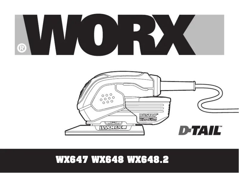 Page n°1 - Manuel utilisateur Worx WX648.2
