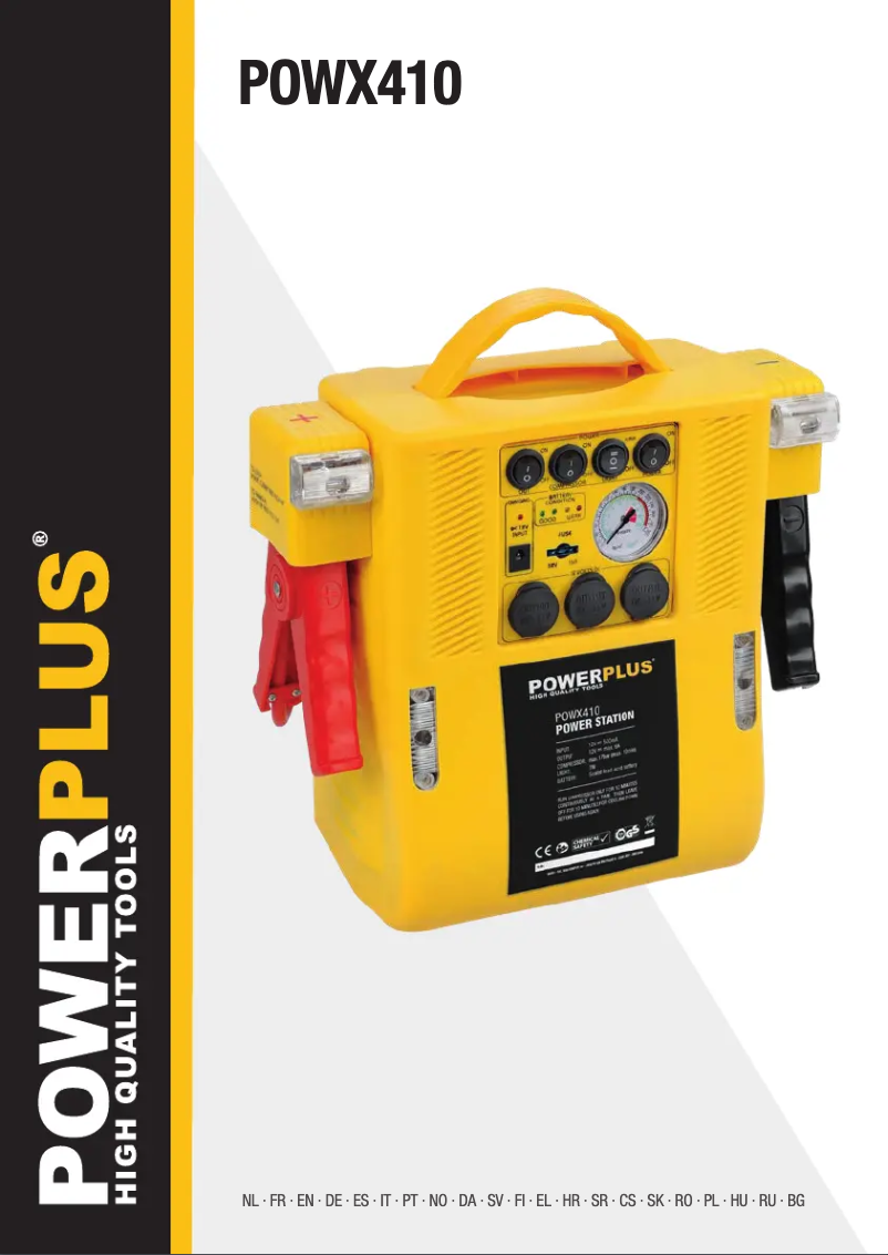 Page n°1 - Manuel utilisateur PowerPlus POWX410