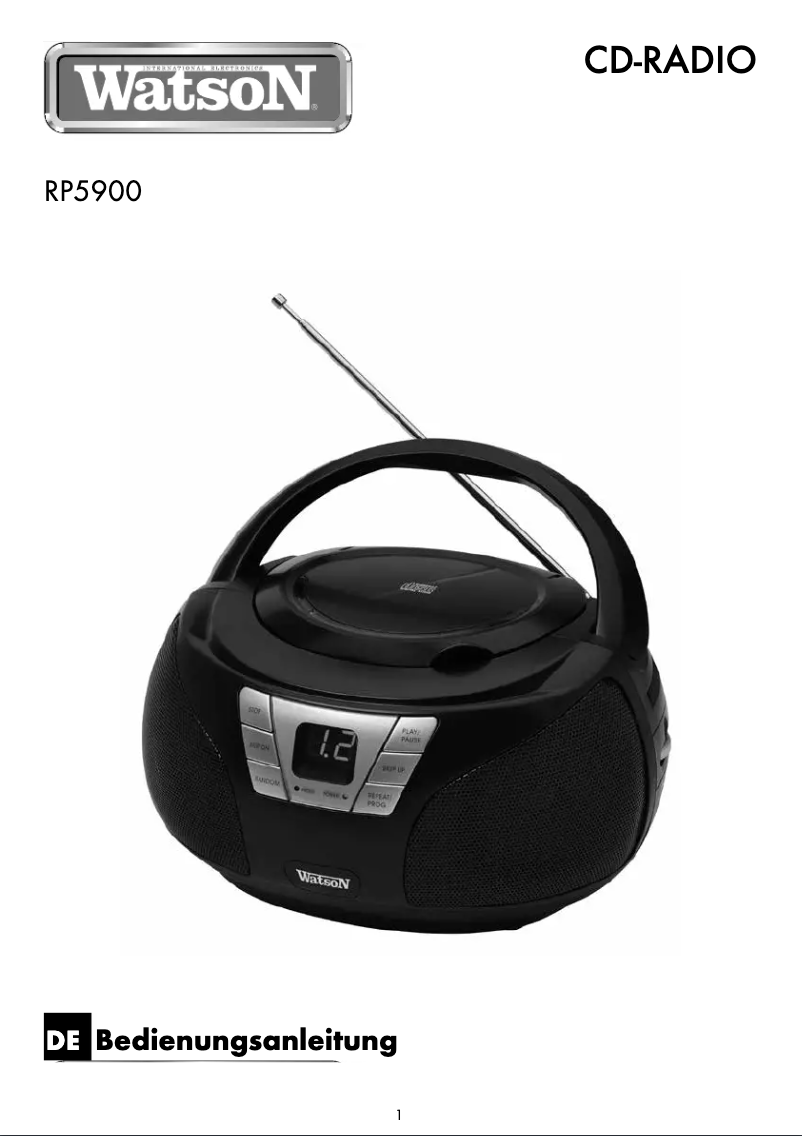 Image de la première page du manuel de l'appareil RP5900