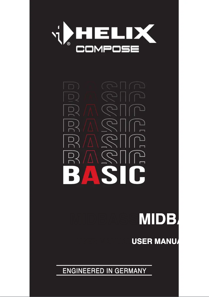 Imagen de la primera página del manual del dispositivo Compose CB W165-S3