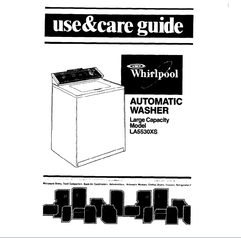 Page n°1 - Manuel utilisateur Whirlpool LA5530XS