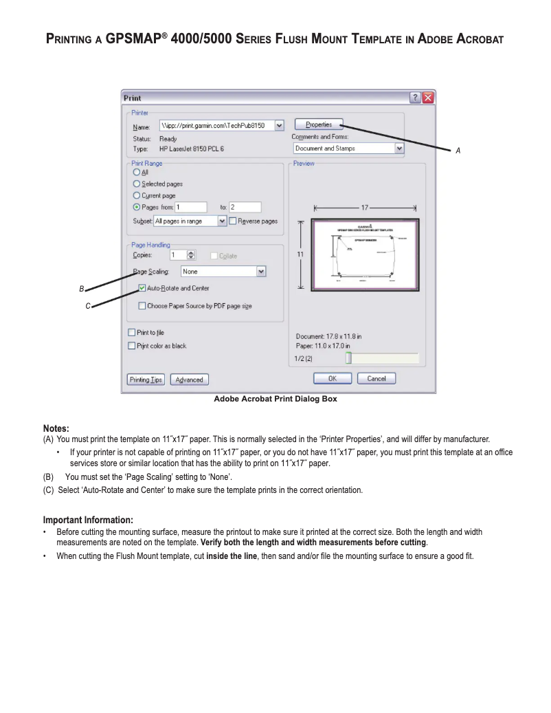 Image de la première page du manuel de l'appareil GPSMap 5000