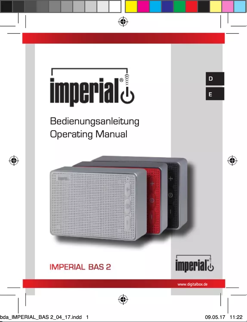 Página 1 del manual Manual de usuario Imperial BAS 2