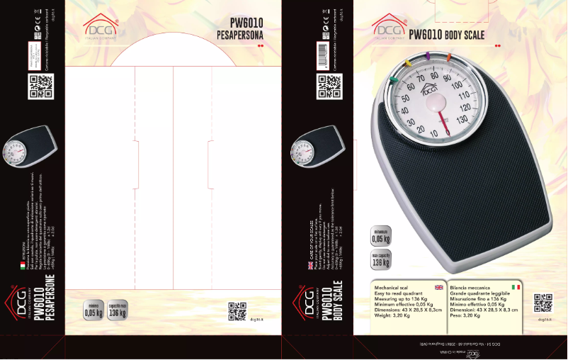 Imagen de la primera página del manual del dispositivo PW6010
