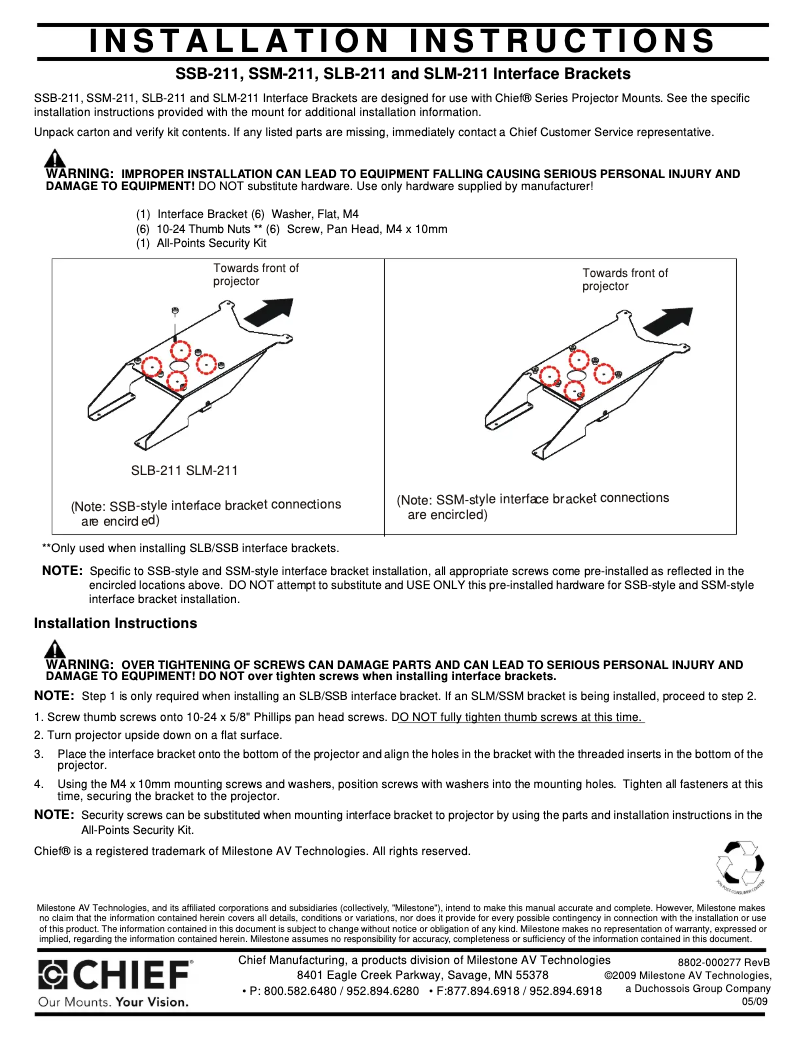Image de la première page du manuel de l'appareil SLM211