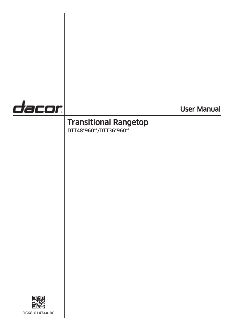 Image de la première page du manuel de l'appareil DTT48T960GM