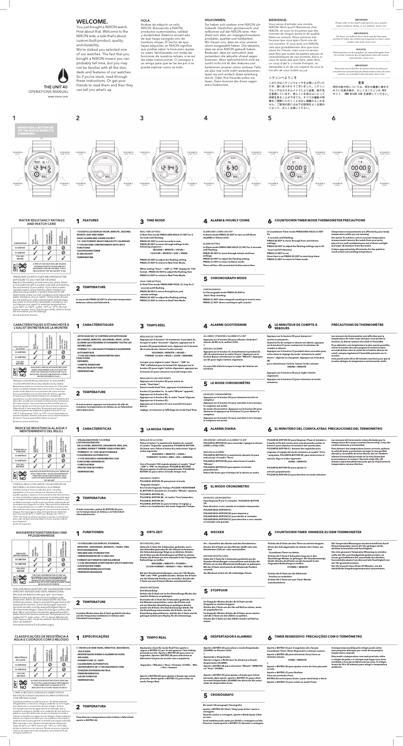 Página 1 del manual Manual de usuario Nixon Star Wars A490SW-2606-00