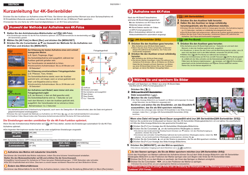 Image de la première page du manuel de l'appareil Lumix DMC-G70