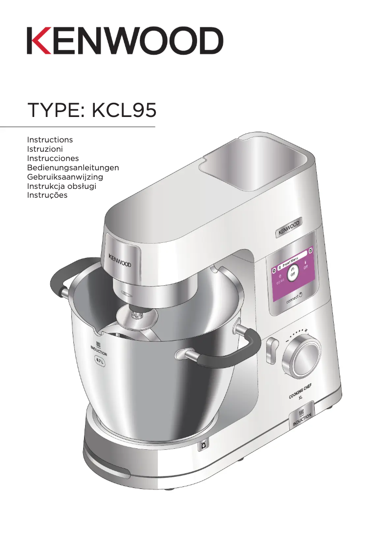 Page n°1 - Manuel utilisateur Kenwood Cooking Chef XL KCL95