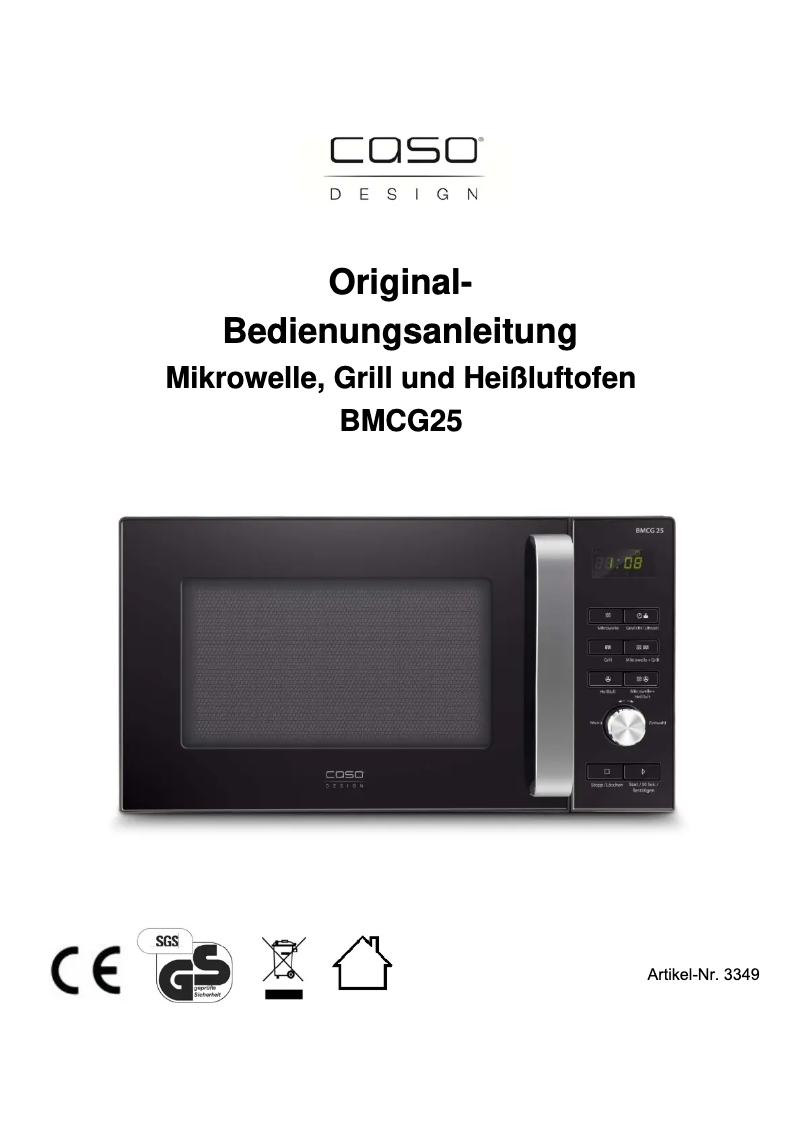 Imagen de la primera página del manual del dispositivo BMCG25