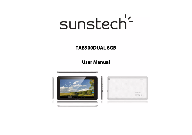 Page n°1 - Manuel utilisateur Sunstech TAB900DUAL