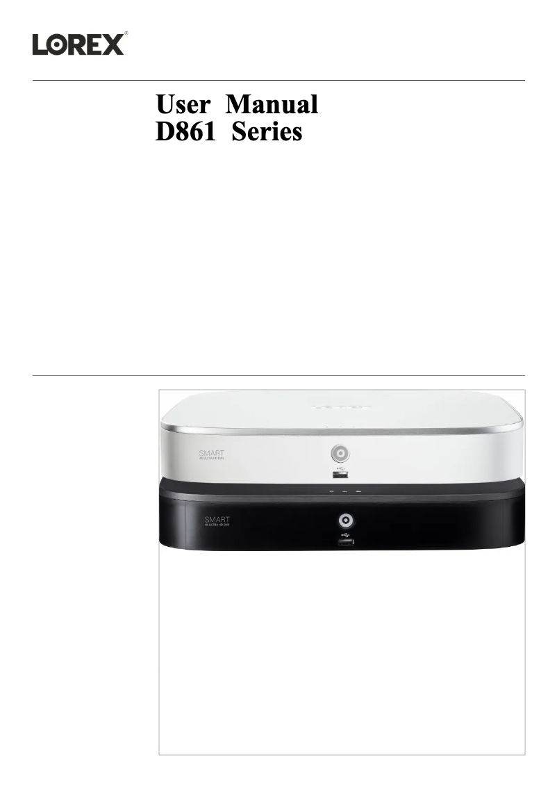 Image de la première page du manuel de l'appareil D861A81T-88CA