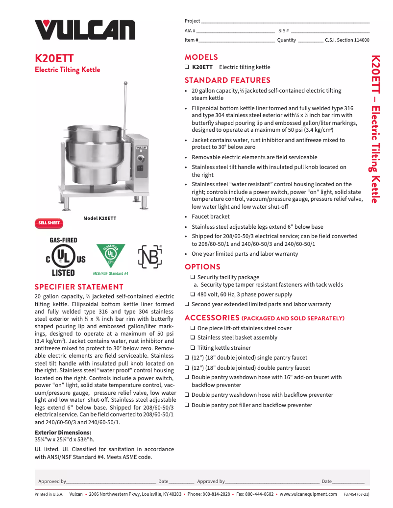 Imagen de la primera página del manual del dispositivo K20ETT