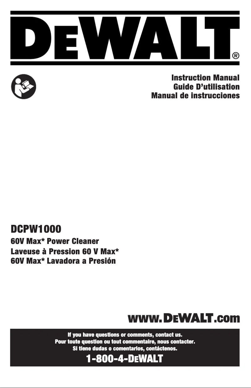 Image de la première page du manuel de l'appareil DCPW1000