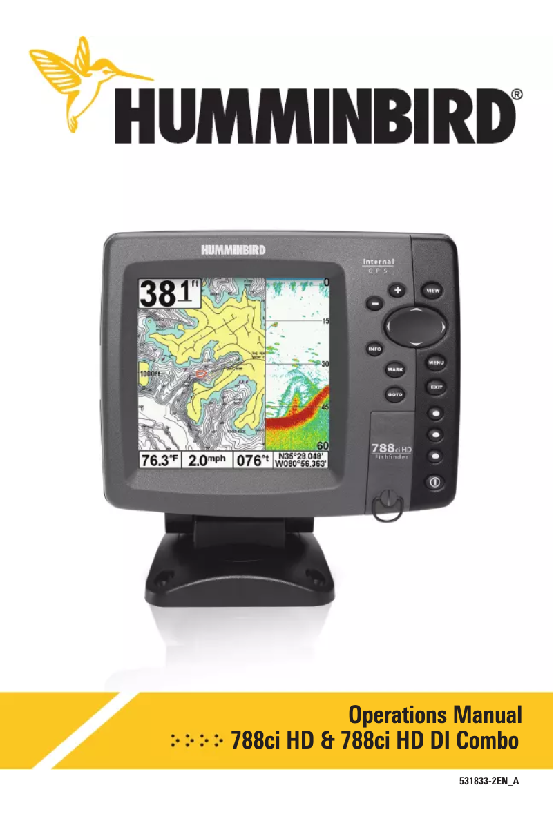 Page n°1 - Manuel utilisateur Humminbird 788ci