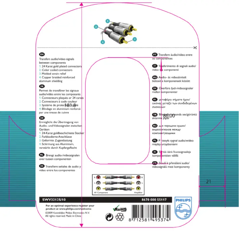 First page image of the manual for SWV3212S
