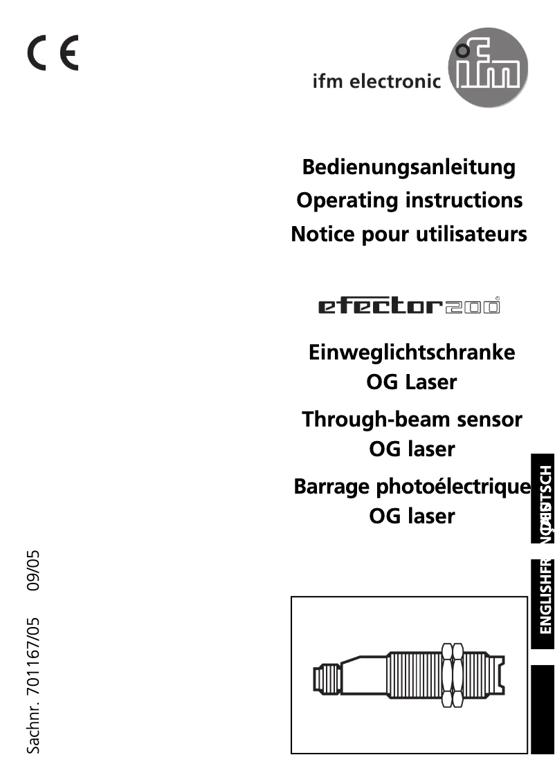 Image de la première page du manuel de l'appareil OG5069